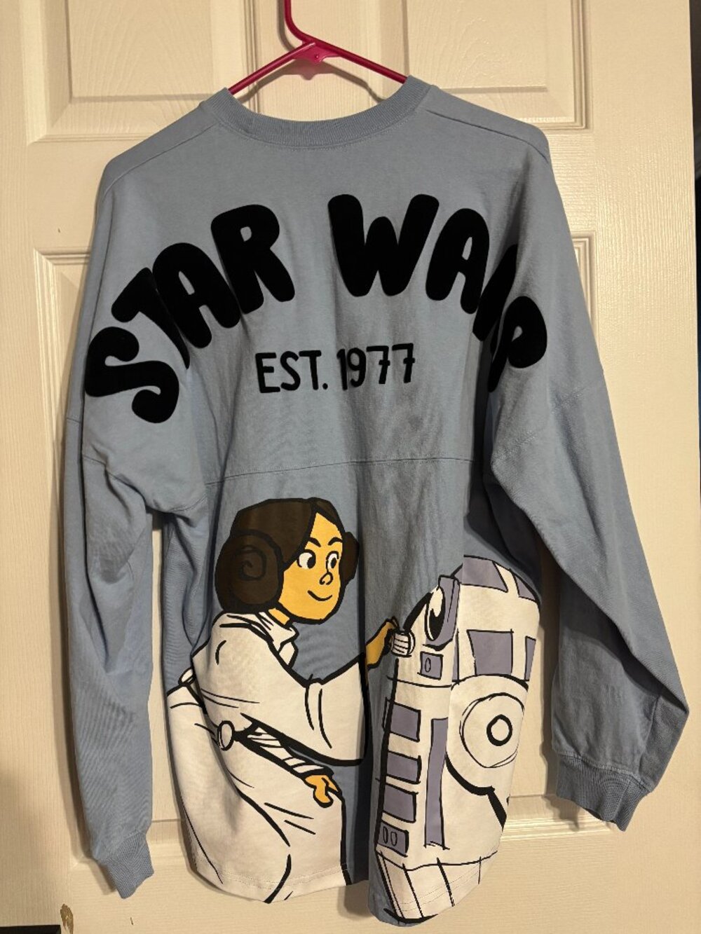 Disney Star Wars Princess Leia R2-D2 Spirit Jersey Size Medium